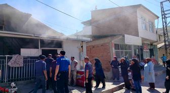 Elazığ'da ev yangını