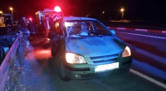Hac ziyaretine giderken kaza: 1 ölü, 3 yaralı