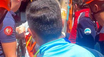 Kayalıklardan düşen şahıs yaralandı