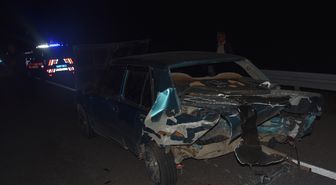 Kırıkkale'de iki otomobilin çarpıştığı kazada 6 kişi yaralandı