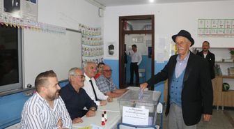 Nevşehir'in Mustafapaşa beldesinde oy kullanma işlemi başladı