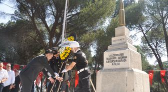 Ödemiş'te ilk kurşunun 107'nci yıl dönümü dolayısıyla tören düzenlendi