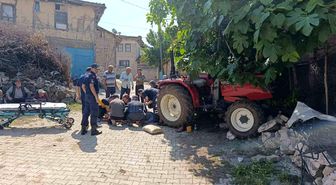 Traktörden düşen sürücü hayatını kaybetti