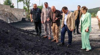 Vali Sözer'den yol ve asfalt tesislerine yakın takip