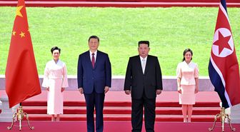 Albüm: Kuzey Kore Lideri Kim, Xi İçin Karşılama Töreni Düzenledi