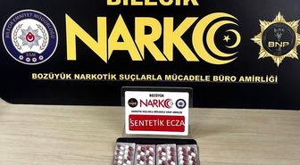 Bilecik'te bir araç ve 2 şahıs üzerinde yapılan aramada uyuşturucu madde ele geçirildi
