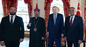 Erdoğan, Ermeni Patrik Maşalyan ve Milletvekili Sıvacıoğlu'nu Kabul Etti