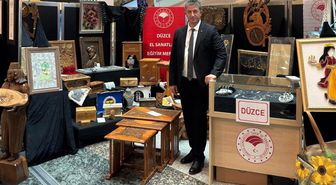 Düzce'yi el emeği ürünlerle Ankara'da temsil ettiler