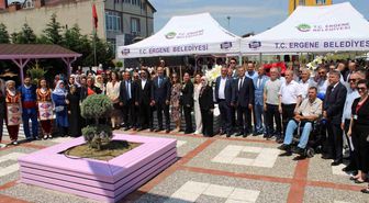 Ergene'de 'Sanata dokunan hayatlar' sergisi açıldı
