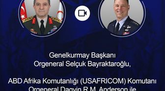 Genelkurmay Başkanı Bayraktaroğlu, ABD Afrika Komutanı Anderson ile Görüştü