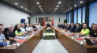 İçişleri Bakanlığı'nda NATO Zirvesi kapsamında güvenlik tedbirlerine ilişkin toplantı yapıldı