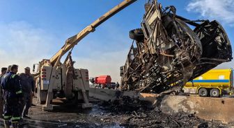 Irak'ta yolcu otobüsü devrildi! 21 kişi hayatını kaybetti, 19 kişi yaralandı