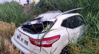 Manisa'da trafik kazası: 2'si çocuk 3 yaralı