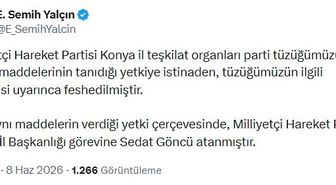 MHP Konya il teşkilatı feshedildi