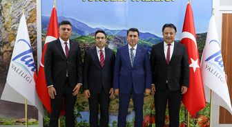 Milli Eğitim Bakanlığı Başmüfettişi Bulut, Tunceli Valiliğini ziyaret etti