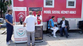 Samsun'da Mobil Sosyal Hizmet Aracı Haziran Boyunca Hizmette