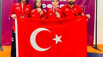 Siirtli milli güreşçiler Avrupa Şampiyonası'ndan 2 madalyayla döndü