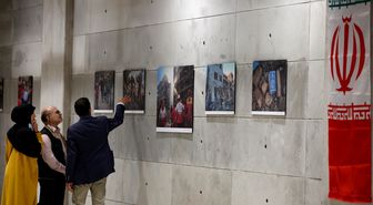 Tahran'da, ABD-İsrail saldırılarına ilişkin fotoğraf sergisi açıldı