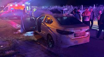Tekirdağ'da otomobil ile kamyonet çarpıştı: 4 yaralı