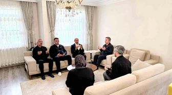 Vali Aydoğdu'dan İl Milli Eğitim Müdürü Kartal'a taziye ziyareti