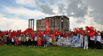 Aizanoi Antik Kenti'nde Spor Festivali düzenlendi