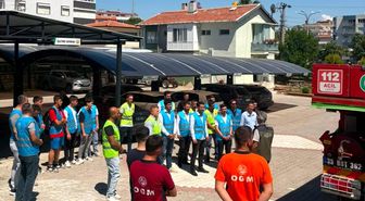 Aliağa Ülkü Ocakları'na uygulamalı orman yangınları eğitimi