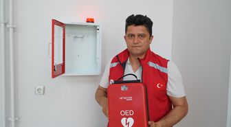 Ani kalp durmalarına karşı üretilen yerli cihaz Osmancık'ta hizmete sunuldu