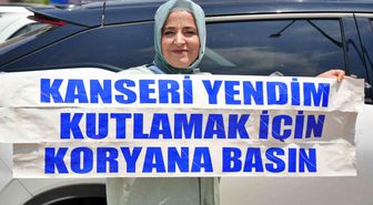 Kanseri yendi, korna ile kutladı