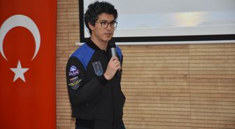 Astronot Tuva Cihangir Atasever, Şırnak'ta öğrencilerle buluştu