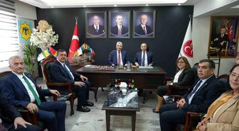Bakan Bolat'tan MHP Gaziantep İl Başkanı Kılıç'a hayırlı olsun ziyareti