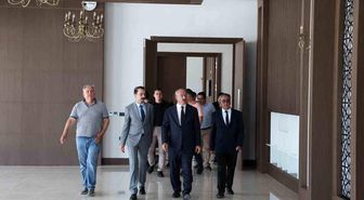 Çanakkale Havalimanı DHMİ Genel Maksatlı Garaj ve VIP Binası inşaatında inceleme