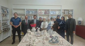 Çaykara Halk Eğitim Merkezi yıl sonu sergisi açıldı