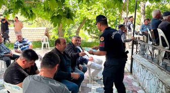 Eğirdir jandarmasından boğulma vakalarına karşı farkındalık çalışması