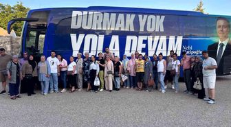 Eskişehirli özel çocuklar, aileleri ile Nebi Hatipoğlu'nun kültür turlarıyla Mersin'e uğurlandı