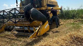 Köşk'te hububat hasadında dane kaybına karşı sıkı denetim
