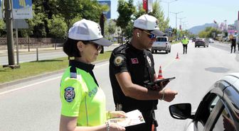 Ordu'da bir haftada 22 binden fazla araç ve sürücüsü denetledi