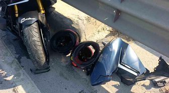 Otomobil ile motosiklet çarpıştı: 2 kişi yaralandı