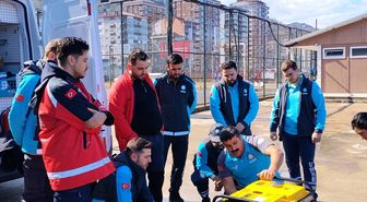 Rize'de UMKE personeline yönelik eğitim düzenlendi