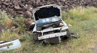Şanlıurfa'da şarampole devrilen otomobilin sürücüsü yaralandı