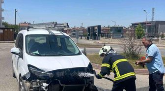 Siirt'te otomobiller çarpıştı