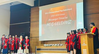 Siirt Üniversitesi Tıp Fakültesi Mezuniyet Töreni düzenlendi