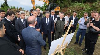 Trabzon'da sahipsiz hayvanlar için doğal yaşam alanının yapımına başlandı