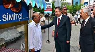 Vali Yılmaz'dan esnafa ziyaret
