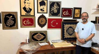 Ahşaba sanatla hayat veriyor: 12 yıllık naht tutkusu