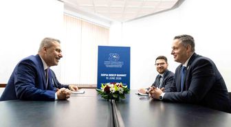 Fidan, Bulgaristan'da Becirovic ile Görüştü
