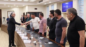 Bakan Işıkhan, Doruk Madencilik işçilerini kabul etti
