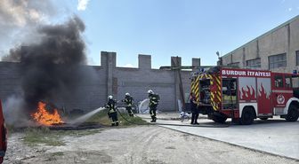 Burdur'da fırtına tatbikatı gerçekleştirildi
