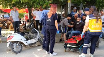 Bursa'da motosiklet otomobille çarpıştı: 1 yaralı