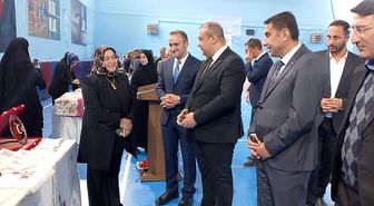 Çat'ta Halk Eğitim Merkezi yıl sonu sergisine büyük ilgi