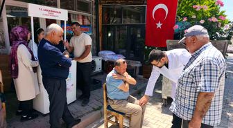 Çemişgezek'te vatandaşlara fiziksel sağlık taraması yapıldı